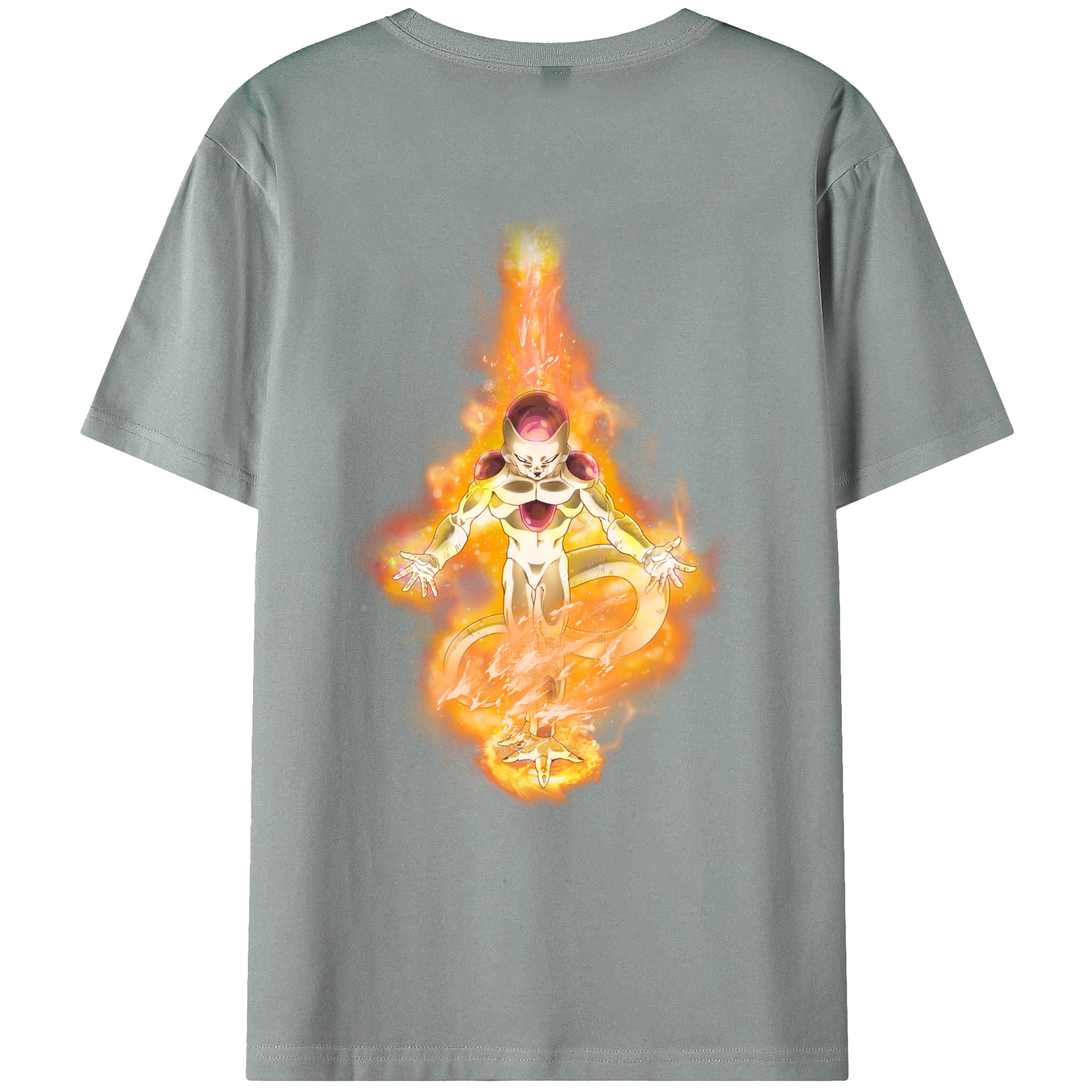 （画像用） ドラゴンボール フリーザ DRAGON BALL Frieza 綿100％ メンズ半袖Tシャツ（バックプリント） 通気性
